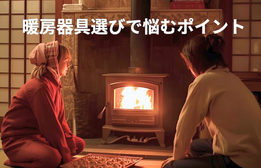 暖房器具選びで悩むポイント