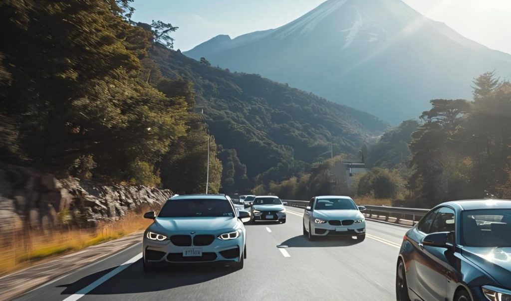 車の写真。地方では、車の免許がほぼ必須です