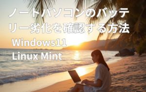 ノートパソコンのバッテリーの劣化を確認する方法